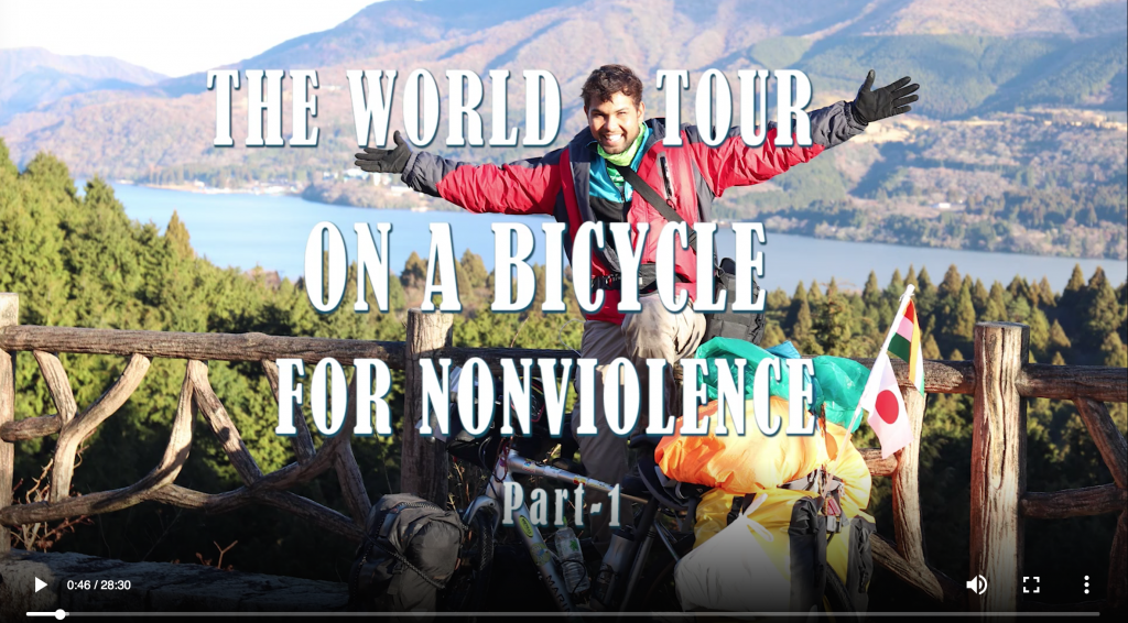 Dnyan Yewetkar, the World Tour on a Bicycle